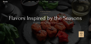 Restaurant website design project by Benchmark Digital Services